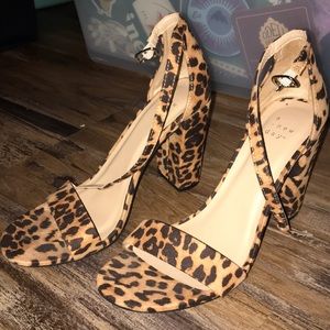 Cheetah print high heels